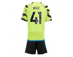 Lacne Dětský Futbalové dres Arsenal Declan Rice #41 2023-24 Krátky Rukáv - Preč (+ trenírky)